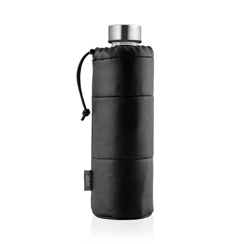 Drikkeflaske i Glass - Puffy Black (750 ml)