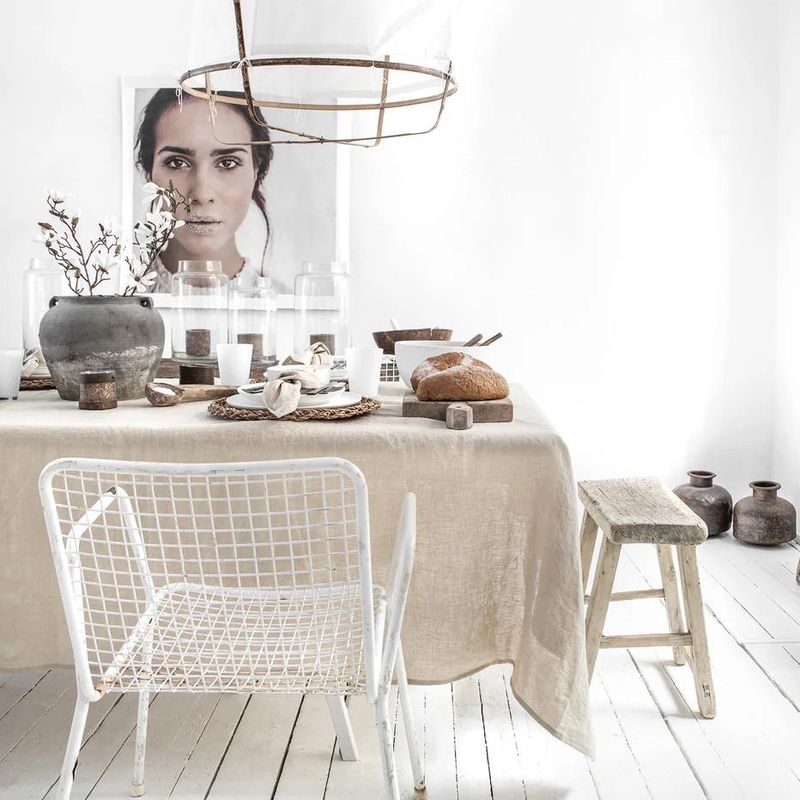 Naturfarget Linduk (150x250 cm)