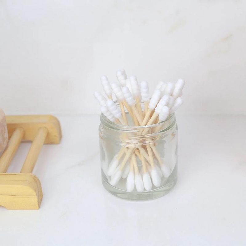 Bomullspinner Q-tips - Bambus + Bomull