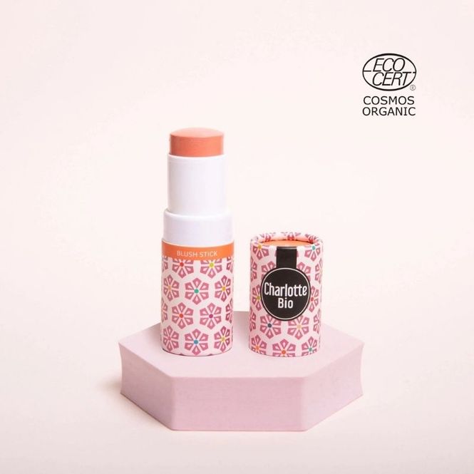 Hovedbilde Organic Blush Stick - Corail | Charlotte Bio