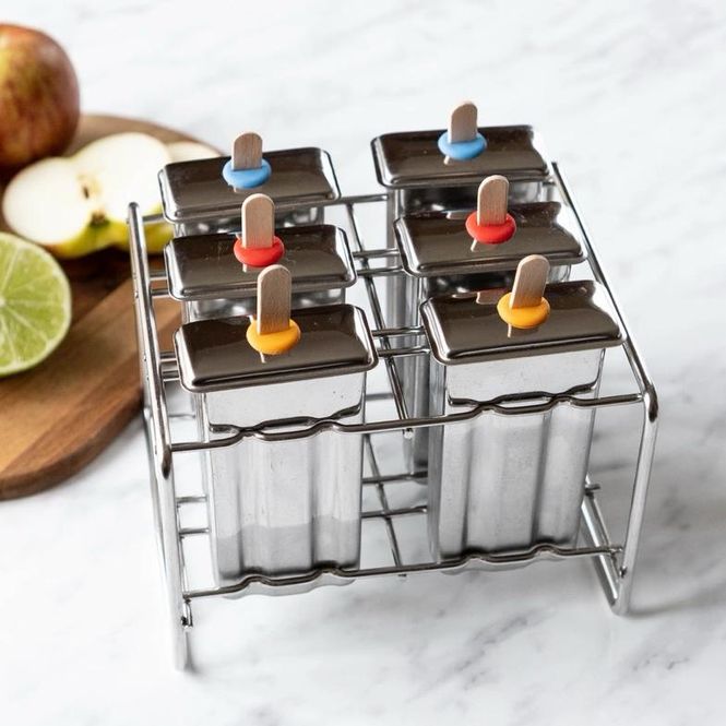 Hovedbilde Ispinneformer (6-pk) - Rustfritt Stål | Pulito