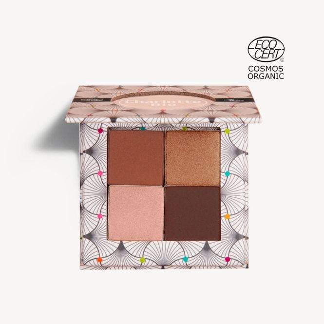 Hovedbilde Organic Eyeshadow Palette - Nude Brown | Charlotte Bio