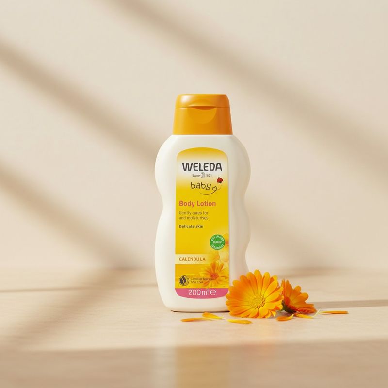 Weleda Calendula Body Lotion - Uparfymert (200 ml)