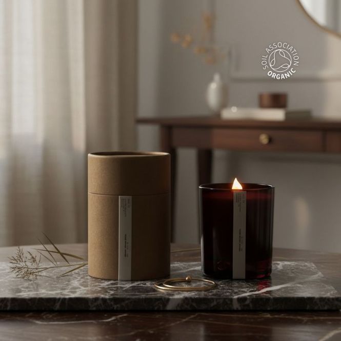 Hovedbilde Økologisk Duftlys Bivoks - Vetiver+