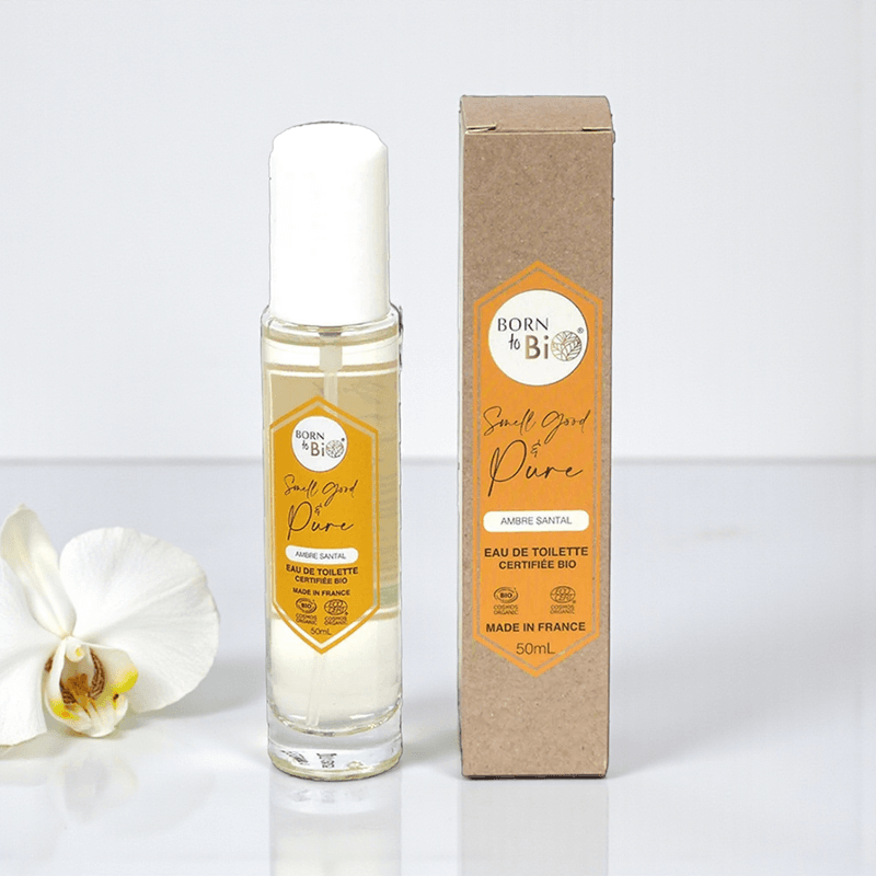 Amber Sandal Eau de Toilette (50 ml) | Born to Bio