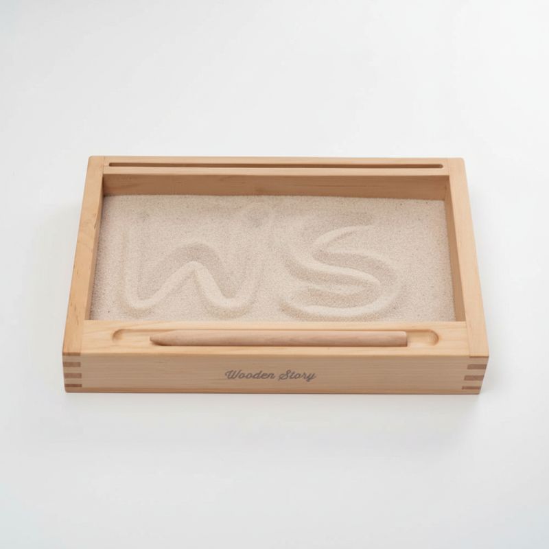 Skrivebrett i Tre m/Sand | Wooden Story
