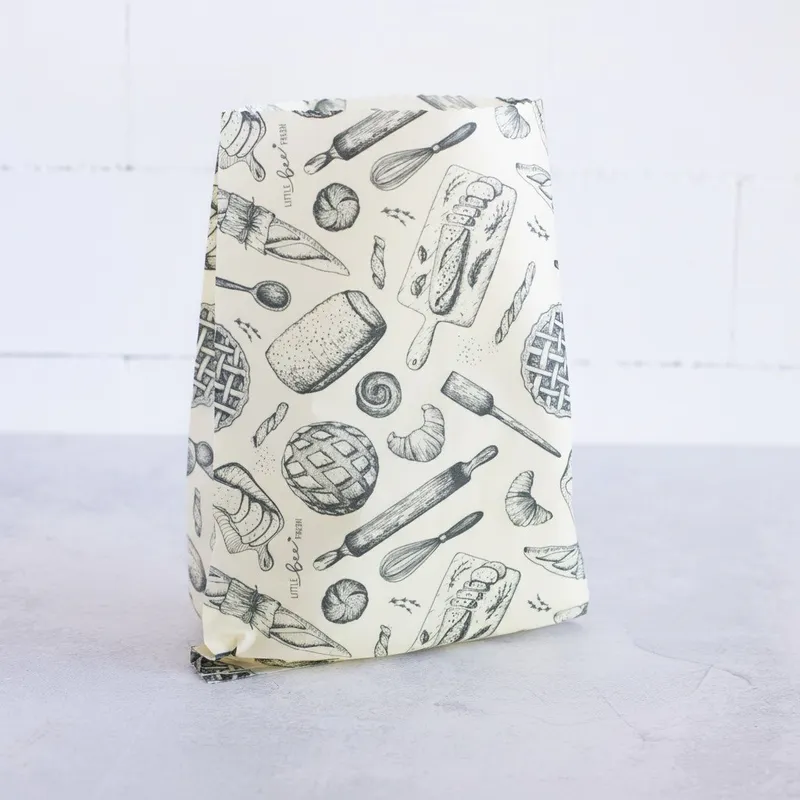 Bivoks Brødpose Str. XL (40x29 cm) | Little Bee Fresh