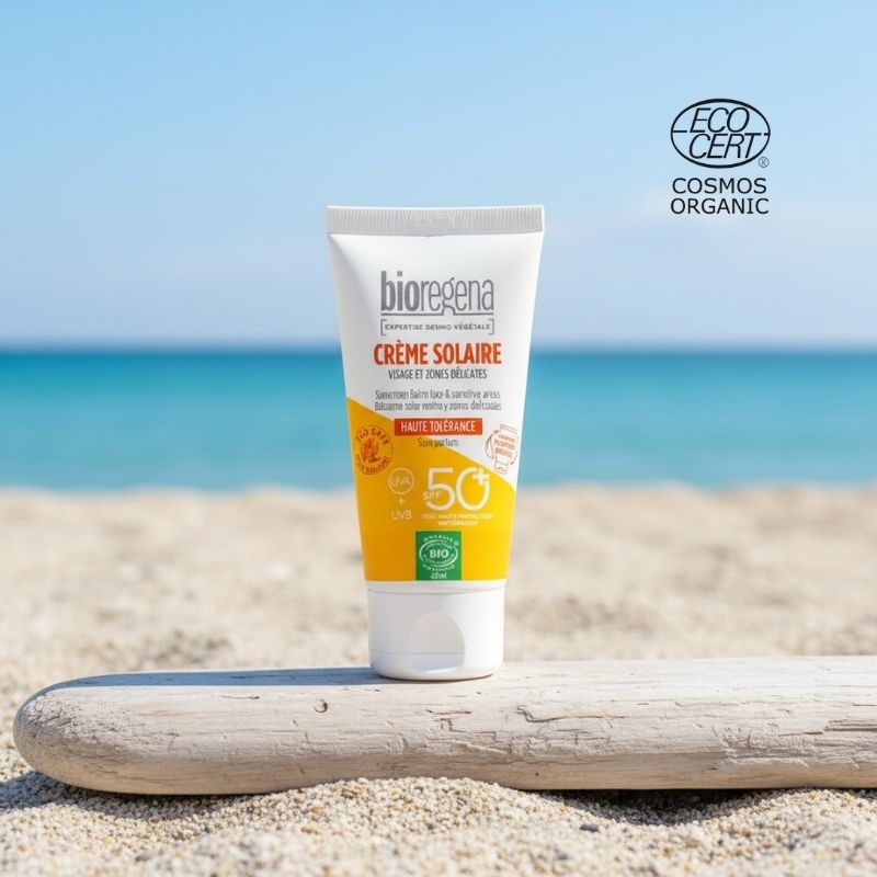 Solkrem for Ansikt SPF 50 - Duftfri (40 ml) | Bioregena