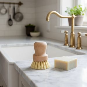 Oppvasktabletter og oppvasksåpe uten plast, skadelige kjemikalier, med miljøvennlige og effektive ingredienser.