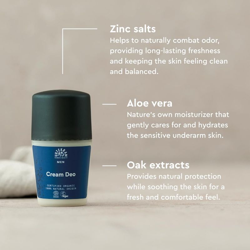 Men's Organic Cream Deo | Urtekram