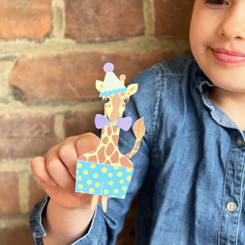 DIY-Kit - Sjiraff Pegdoll