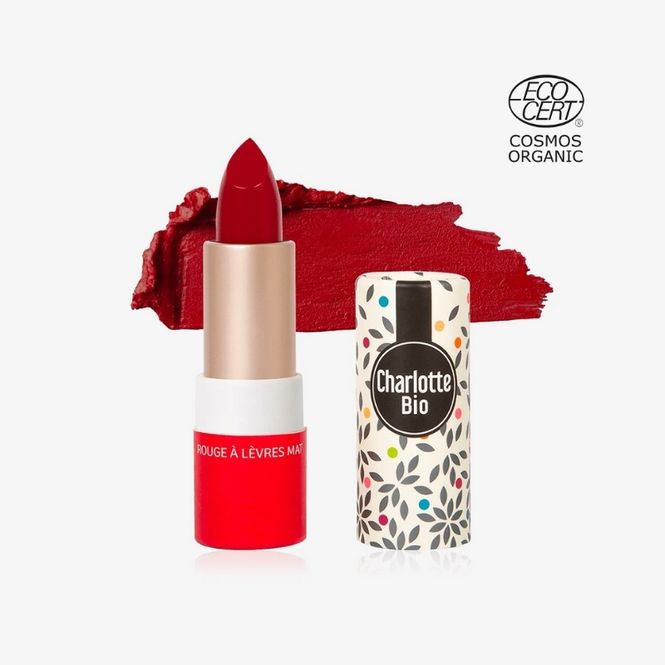 Hovedbilde Lipstick Matte Rouge Passion - Charlotte Bio