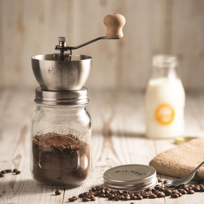 Hovedbilde Kaffekvern - Glass & Rustfritt Stål | Kilner