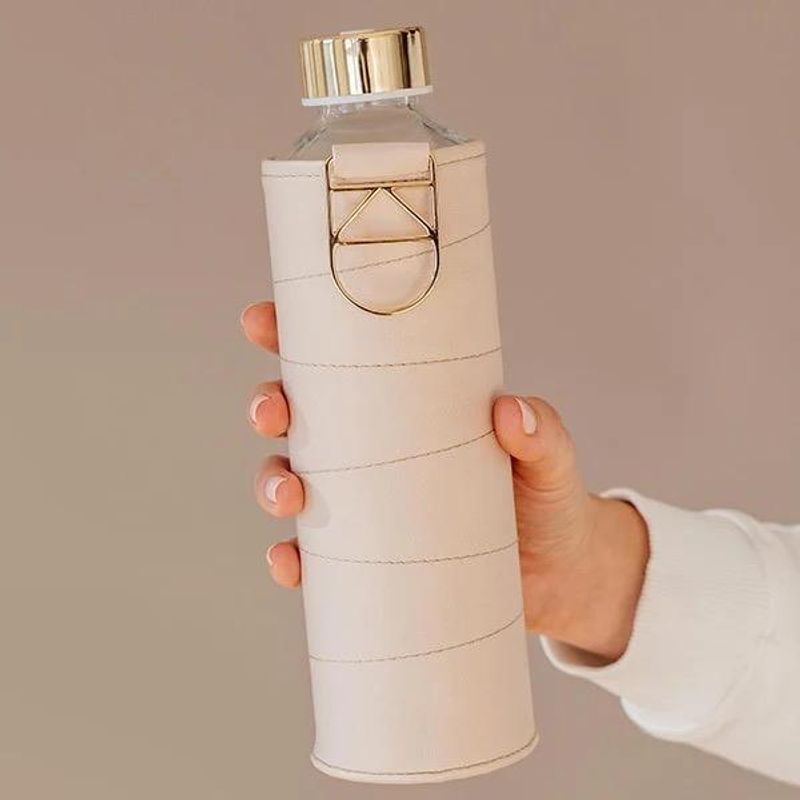 Drikkeflaske i Glass - Beige (750 ml)