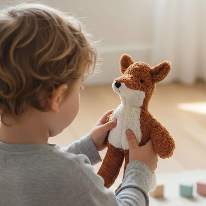 Hovedbilde Felix Rev Kosebamse - Økologisk Bomull | Senger Naturwelt